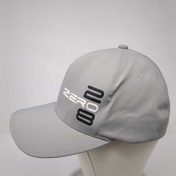 Zero 28 Fitted Hat Gray L/XL Flexfit Delta Solid 6 Panel Port Authority - Picture 3 of 8